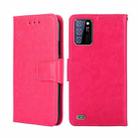 For Oukitel C25 Crystal Texture Leather Phone Case(Rose Red) - 1