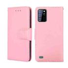 For Oukitel C25 Crystal Texture Leather Phone Case(Pink) - 1