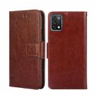 For UMIDIGI A11 Crystal Texture Leather Phone Case(Brown) - 1