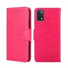 For UMIDIGI A11 Crystal Texture Leather Phone Case(Rose Red) - 1