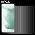 10 PCS 0.18mm 9H 2.5D Tempered Glass Fingerprint Unlock Film For Samsung Galaxy S22+ 5G - 1