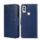 For Kyocera Android One S9/Digno Sanga Edition Crystal Texture Leather Phone Case(Royal Blue) - 1