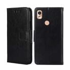 For Kyocera KY-51B Crystal Texture Leather Phone Case(Black) - 1