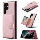 For Samsung Galaxy S22 Ultra JEEHOOD Retro Magnetic Detachable Phone Case(Pink) - 1