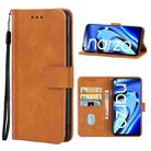 For OPPO Realme Narzo 50 Pro Leather Phone Case(Brown) - 1