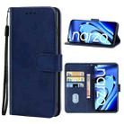 For OPPO Realme Narzo 50 Pro Leather Phone Case(Blue) - 1