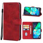 For Infinix Note 12 G96 Leather Phone Case(Red) - 1