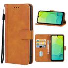 For Ulefone Note 6T Leather Phone Case(Brown) - 1