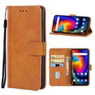 For UMIDIGI F3 4G/F3 5G/F3 SE/F3S Leather Phone Case(Brown) - 1