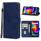 For UMIDIGI F3 4G/F3 5G/F3 SE/F3S Leather Phone Case(Blue) - 1