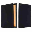 For Samsung Galaxy Tab A7 2020 Solid Color Liquid Silicone Shockpoof Tablet Case(Black) - 1