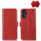 For Motorola Moto G 2022 5G Crazy Horse Top Layer Cowhide Leather Phone Case(Red) - 1