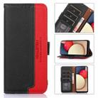 For Motorola Moto G 2022 KHAZNEH Litchi Texture Leather RFID Phone Case(Black) - 1