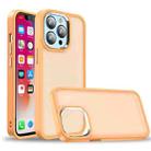 For iPhone 13 Pro Charm Pupil Frosted Skin Feel Phone Case (Yellow) - 1