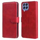For Samsung Galaxy M33 5G Global Classic Calf Texture Flip Leather Phone Case(Red) - 1