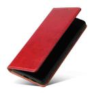 For Samsung Galaxy A33 5G Fierre Shann PU Genuine Leather Texture Leather Phone Case(Red) - 2