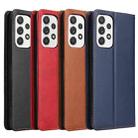 For Samsung Galaxy A33 5G Fierre Shann PU Genuine Leather Texture Leather Phone Case(Red) - 7