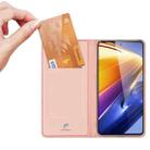 For Xiaomi Poco F4 GT DUX DUCIS Skin Pro Series Horizontal Flip Leather Phone Case(Rose Gold) - 4