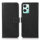 For OnePlus CE 2 Lite 5G Litchi Texture Horizontal Flip Leather Phone Case(Black) - 1