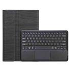 SF128-A Tree Texture Touchpad Bluetooth Keyboard Leather Tablet Case For Microsoft Surface Pro 8(Black) - 2