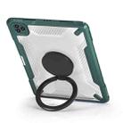 For iPad Pro 11 2022 / 2021 / 2020 / Air 2020 10.9 WIWU Mecha Tablet Protective Case with Rotating Bracket(Green) - 1