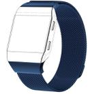For FITBIT Ionic Milanese Watch Band, Large Size : 24X2.2cm(Blue) - 1