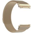 For FITBIT Ionic Milanese Watch Band, Large Size : 24X2.2cm(Champagne Gold) - 3
