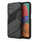 For Samsung Galaxy M33 5G Global Punk Armor 2 in 1 PC + TPU Phone Case(Black) - 1