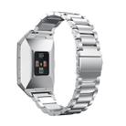 For FITBIT Ionic Stainless Steel Watch Band(Silver) - 1