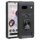 For Google Pixel 7 5G Sliding Camera Cover Design PC + TPU Phone Case(Black) - 1