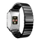 For FITBIT Ionic Stainless Steel Watch Band(Black) - 1