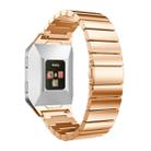 For FITBIT Ionic Stainless Steel Watch Band(Rose Gold) - 1