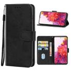 For Samsung Galaxy S20 FE 2022 Leather Phone Case(Black) - 1