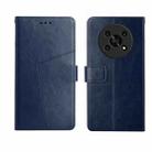 For Honor Magic4 Lite 5G Y Stitching Horizontal Flip Leather Phone Case(Blue) - 1