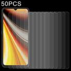 50 PCS 0.26mm 9H 2.5D Tempered Glass Film For UMIDIGI Power 7 Max - 1