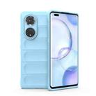 For Huawei Nova 9 Pro/Honor 50 Pro Magic Shield TPU + Flannel Phone Case(Light Blue) - 1