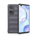 For Huawei Nova 9 Pro/Honor 50 Pro Magic Shield TPU + Flannel Phone Case(Dark Grey) - 1