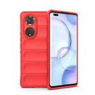 For Huawei Nova 9 Pro/Honor 50 Pro Magic Shield TPU + Flannel Phone Case(Red) - 1