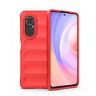 For Huawei Nova 9 SE/Honor 50 SE Magic Shield TPU + Flannel Phone Case(Red) - 1