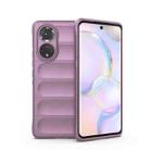 For Huawei Nova 9/Honor 50 Magic Shield TPU + Flannel Phone Case(Purple) - 1