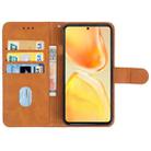 For vivo S15 Leather Phone Case(Brown) - 3