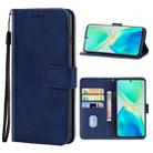 For vivo S15 Pro Leather Phone Case(Blue) - 1