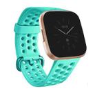For FITBIT Versa 2 Breathable Silicone Watch Band, Size: Large(Duck) - 1