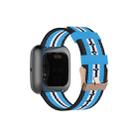 For FITBIT Versa Canvas Watch Band(Black Sky) - 1