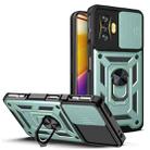 For Xiaomi Poco F4 GT / Redmi K50 Gaming Sliding Camera Cover Design TPU+PC Phone Case(Green) - 1