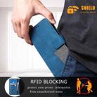 For OPPO Realme 8 Pro Splicing Leather Phone Case(Blue) - 6