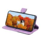 For Xiaomi Redmi 10 Splicing Leather Phone Case(Purple) - 4