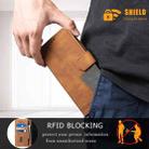 For Xiaomi Redmi Note 10 4G Splicing Leather Phone Case(Brown) - 6