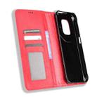 For Ulefone Power Armor 14 / 14 Pro Magnetic Buckle Retro Texture Leather Phone Case(Red) - 4
