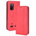For Ulefone Armor X10 / X10 Pro Magnetic Buckle Retro Texture Leather Phone Case(Red) - 1